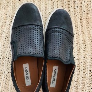 Steve Madden Perforated Slip On.